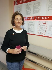Почетный донор 2022 Попова Ольга Леонидовна